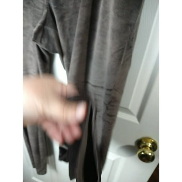 Woman With Control Dark Brow Knit Corduroy Wide Band Pants. Size 1XT - Picture 8 of 13